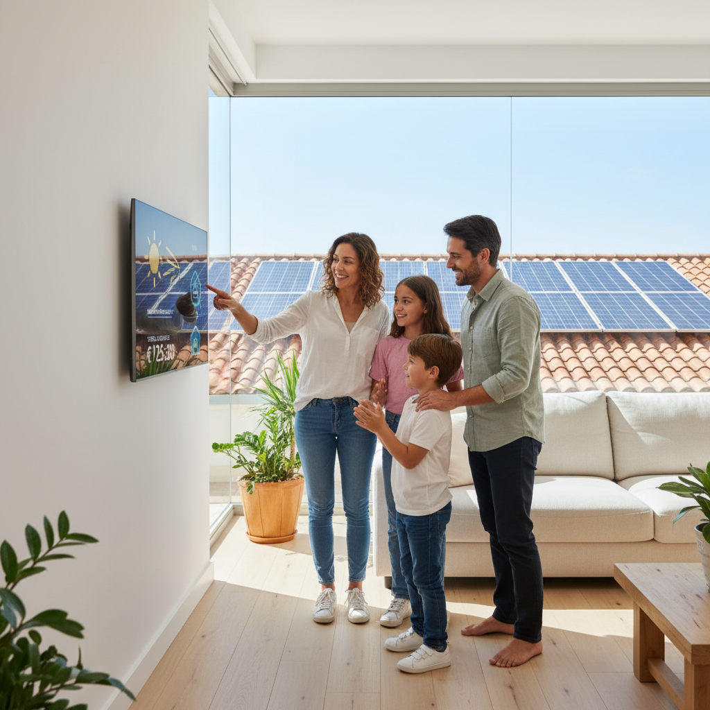 Imagen contexto — España líder en reducción de emisiones con energía solar en 2025