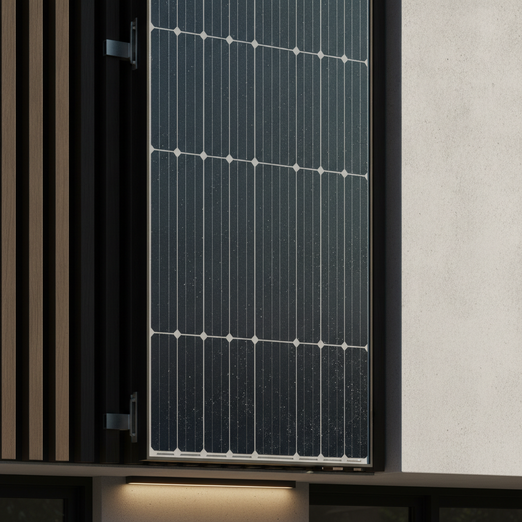 Imagen detalle — Instalación Solar Vertical Móstoles: Diseño y Eficiencia Sun&Co
