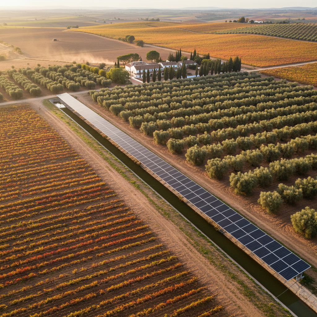 Imagen contexto — Solar en Canales: El Futuro de la Fotovoltaica Flotante en España